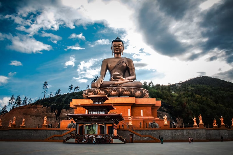 Thimphu, Buddha Dordenma, weekend market, Bhutan